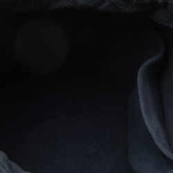 Pre Owned Dior Blue/White Leather Small Dior Vibe Bucket Bag