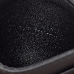 Pre Owned Dior Black Cannage Leather Lady Dior Card Holder