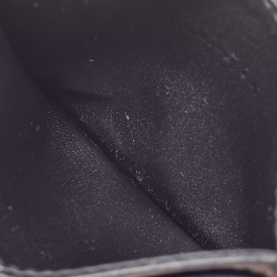 Pre Owned Dior Black Cannage Leather Lady Dior Card Holder