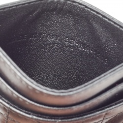 Pre Owned Dior Black Cannage Leather Lady Dior Card Holder