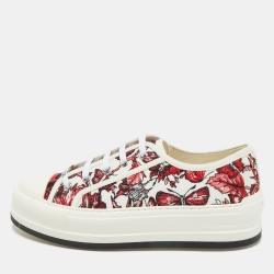 Dior Multicolor  Oblique Canvas Walk'n'Dior Low Top Sneakers Size 39
