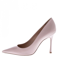 مملوكة مسبقًا Dior Beige Patent Leather Pointed Toe Pumps Size 40