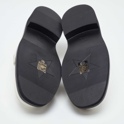 Pre Owned Dior White Leather Boy Slip On Loafers Size 40