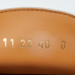 Pre Owned Dior White Leather Boy Slip On Loafers Size 40