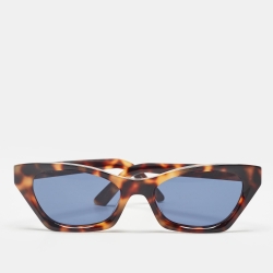Pre Owned Dior Tortoise DiorMidnight B1L Cat Eye Sunglasses