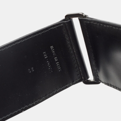 Pre Owned Dior Black Leather Admit It Corset Wide Belt