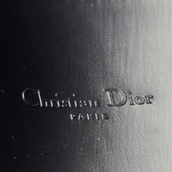 Pre Owned Dior Black Leather Admit It Corset Wide Belt