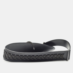 Pre Owned Dior Black Leather Admit It Corset Wide Belt