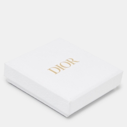 Pre Owned Dior Beige Oblique Silk Mitzah Scarf