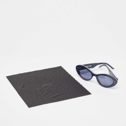 Dior Navy Blue/White DiorPacific B1U Cat Eye Sunglasses
