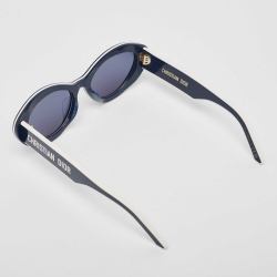 Dior Navy Blue/White DiorPacific B1U Cat Eye Sunglasses