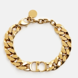 Dior CD Danseuse Étoile Gold Tone Bracelet
