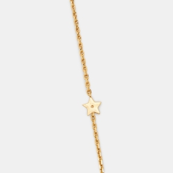 Pre Owned Dior Dio(r)evolution Crystal Gold Tone Necklace
