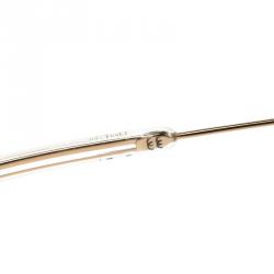 Pre Owned نظارة شمسية ديور سو ريال GBZ0J ذهبية وردية