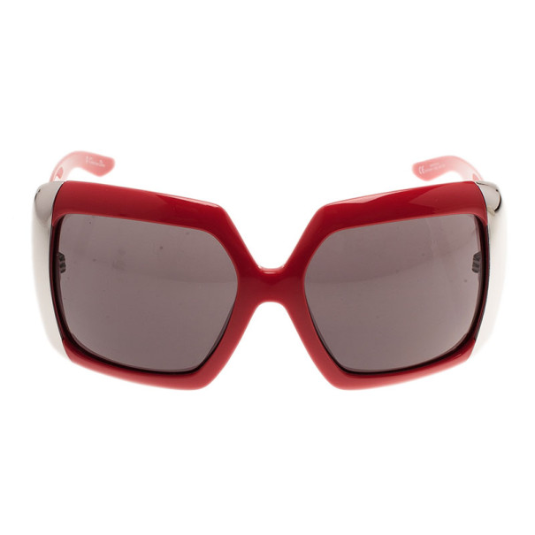 Dior Red Diorissima 1 Square Sunglasses