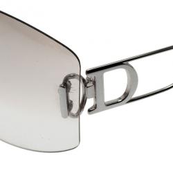 مملوكة مسبقًا Dior Silver Miss Diorella Shield Sunglasses
