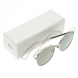 Pre Owned Dior Black Sideral 2 Cat Eye Sunglasses