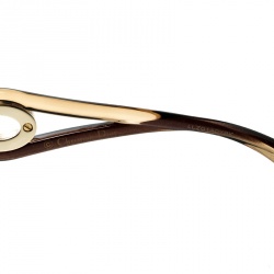 Pre Owned Christian Dior Brown/Brown Gradient 5Y7J6 Dior Volute 1 Square Oversized Sunglasses