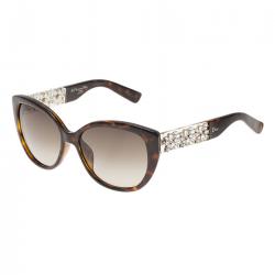 Pre Owned نظارات شمسية ديور تورتويس إطار عين القطة