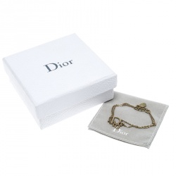 Pre Owned سوار ديور أوبليك كريستال ذهبي اللون 20 سم