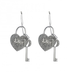 Louis Vuitton Lock Me Heart Drop Earrings - Brown, Brass Drop, Earrings -  LOU750255