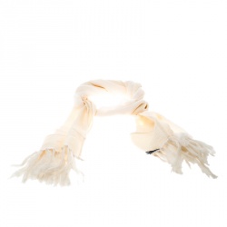 مملوكة مسبقًا Dior Cream Silk and Mohair Tassel Edged Scarf