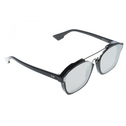 Pre Owned Dior Silver/Black 8070T Dior Abstract Wayfarer Sunglasses