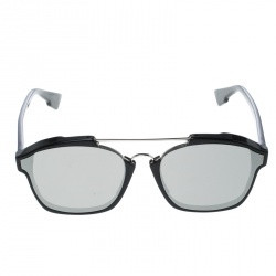 Pre Owned Dior Silver/Black 8070T Dior Abstract Wayfarer Sunglasses