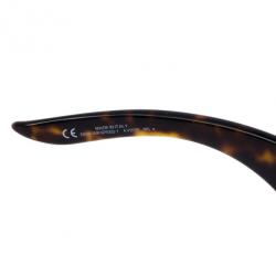 Pre Owned Dior Tortoise Frame Airspeed 1 Shield Sunglasses