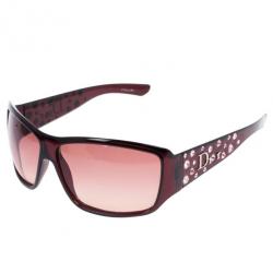 مملوكة مسبقًا Dior Purple Sparkling 2 Strass Women's Sunglasses