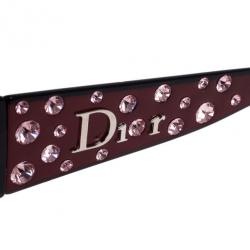 مملوكة مسبقًا Dior Purple Sparkling 2 Strass Women's Sunglasses