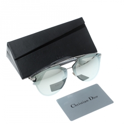 مملوكة مسبقًا Dior Silver/Grey silver Mirrored Dior Reflected P S60RL Aviator Sunglasses