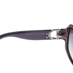 Pre Owned Dior Black Transparent/Black Gradient DIOREVENINGF Oversize Square Sunglasses