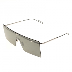 Dior Silver/Black Mirrored 0100T Hardior Square Shield Sunglasses