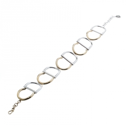 Dior Dual Tone Metal CD Link Choker