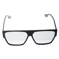 Pre Owned Dior Homme Black / Grey Mirrored Gradient 8070T Dior Hit Square Sunglasses
