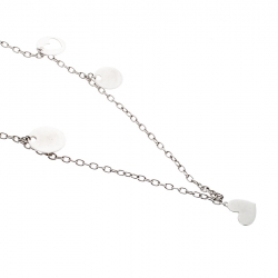 مملوكة مسبقًا Dior Multi Charms Two Tiered Sterling Silver Necklace