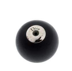 مملوكة مسبقًا Dior Mise En Tribales Black Resin Faux Pearl Stud Earrings