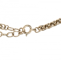 Pre Owned قلادة ديور فيونكة لؤلؤ صناعي ذهبي اللون