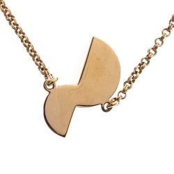 Pre Owned  سوار ديور CD هاف لؤلؤ صناعي ذهبي 