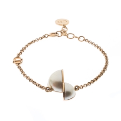 Pre Owned  سوار ديور CD هاف لؤلؤ صناعي ذهبي 