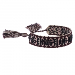 Pre Owned Dior J'Adior Multicolor Woven Adjustable Tassel Bracelet