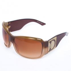 مملوكة مسبقًا Dior Brown Shaded 1 Womens Sunglasses