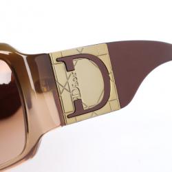 مملوكة مسبقًا Dior Brown Shaded 1 Womens Sunglasses