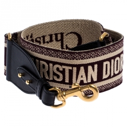 Dior Multicolor Canvas and Leather Shoulder Bag Strap