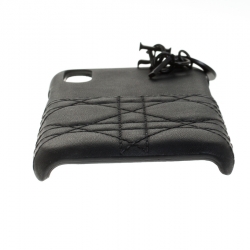 Pre Owned Dior Black Leather iPhone X Case