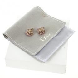 مملوكة مسبقًا Christian Dior Diorose Stud Earrings