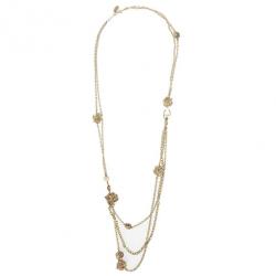 Pre Owned Christian Dior Diorose Long Necklace