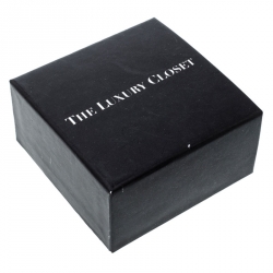 مملوكة مسبقًا قلادة ديور حجر أزرق كريستال وذهب عتيق