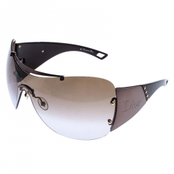 Dior Metallic/Brown Diorito 1Shield Sunglasses